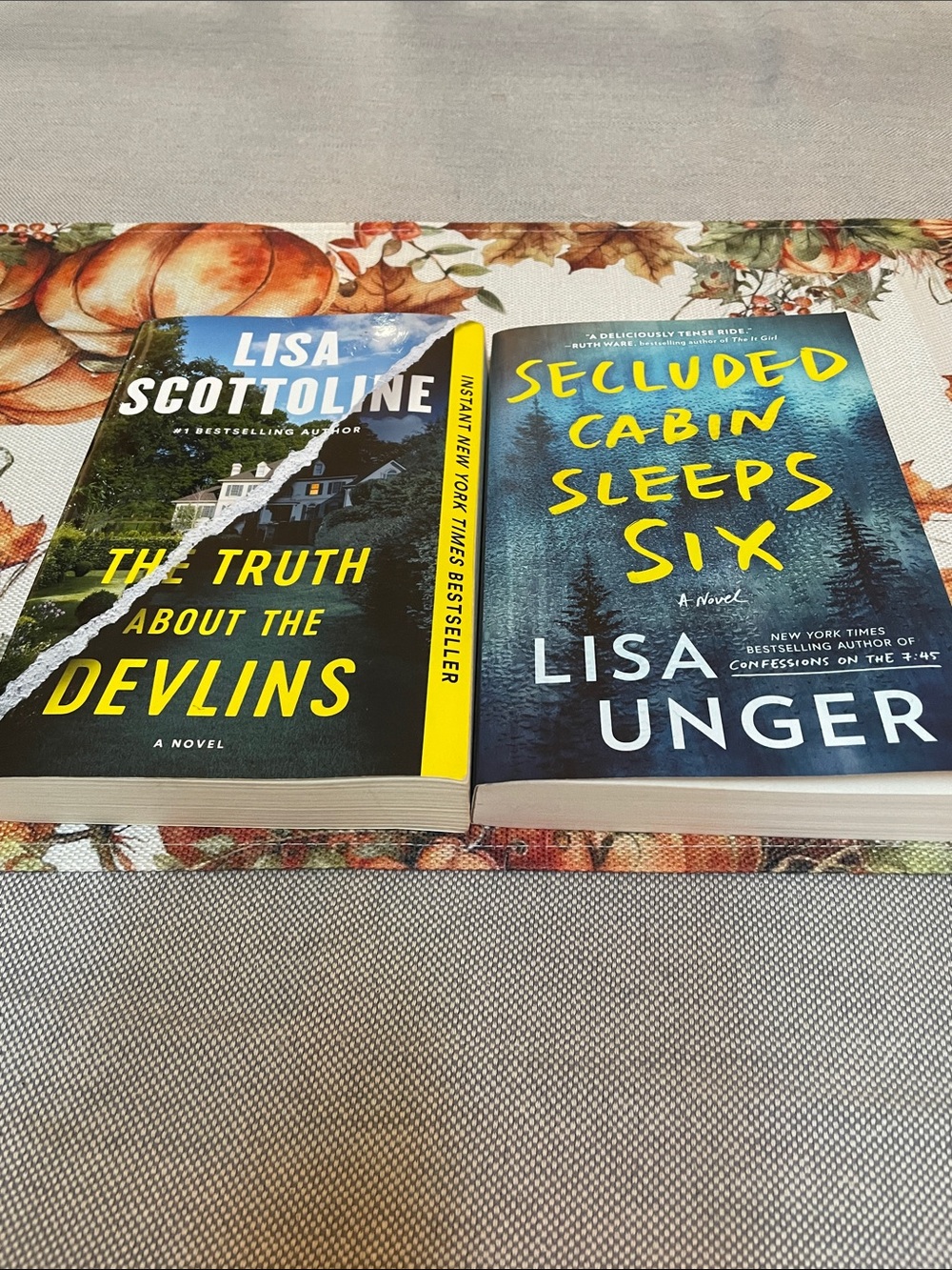 The Truth About the Devlins Lisa Scottoline Secluded Cabin Sleeps Six Lisa Unger
